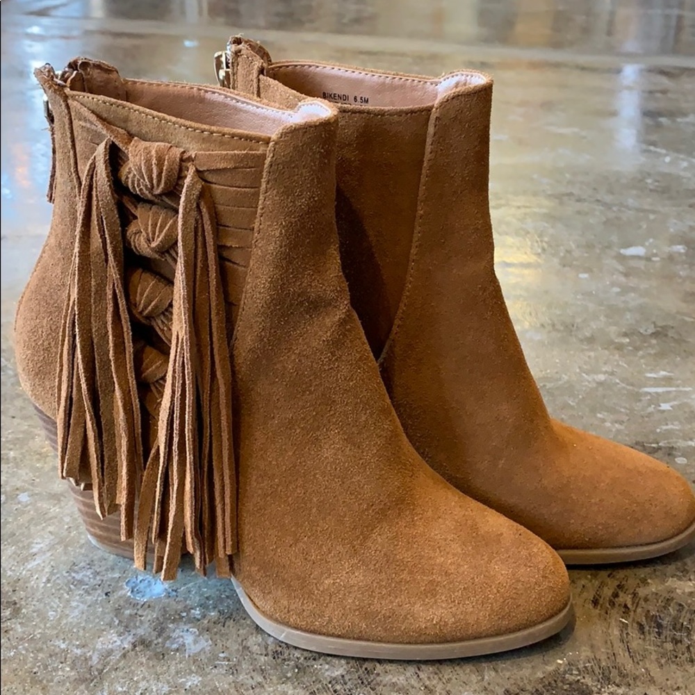 Yellow Box Ankle Booties